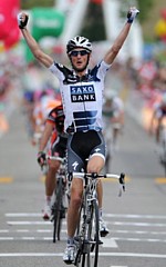 Frank Schleck gagne la troisième étape du Tour de Suisse 2010